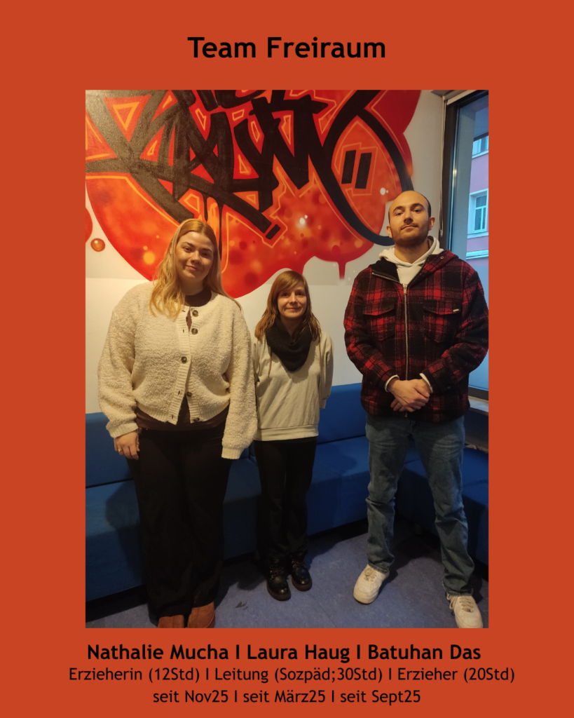So wird mal wieder Zeit, dass wir was von uns hören lassen, es gab viele personelle Veränderungen, daher möchten wir mal zeigen, wer nun eigentlich hier im KJW und im Jugendtreff Freiraum tätig ist